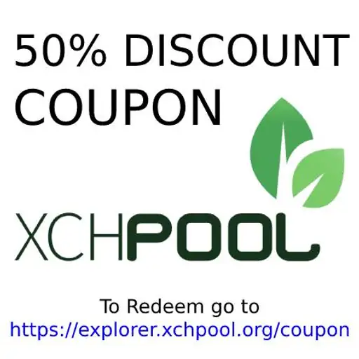 XCHPool Discount Coupon